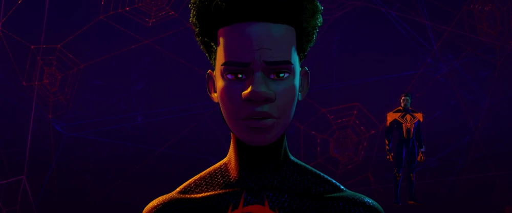 Still frame 305 from Spider-Man: Across the Spider-Verse (2023) directed by Joaquim Dos Santos, Kemp Powers, Justin K. Thompson