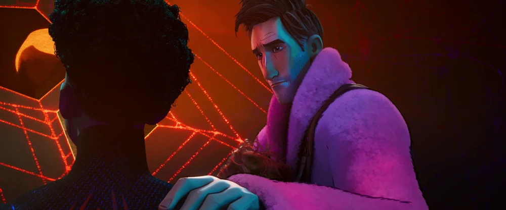Still frame 320 from Spider-Man: Across the Spider-Verse (2023) directed by Joaquim Dos Santos, Kemp Powers, Justin K. Thompson