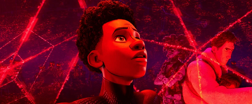 Still frame 326 from Spider-Man: Across the Spider-Verse (2023) directed by Joaquim Dos Santos, Kemp Powers, Justin K. Thompson