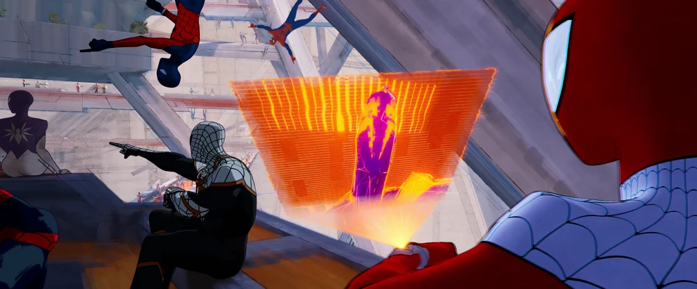 Still frame 329 from Spider-Man: Across the Spider-Verse (2023) directed by Joaquim Dos Santos, Kemp Powers, Justin K. Thompson