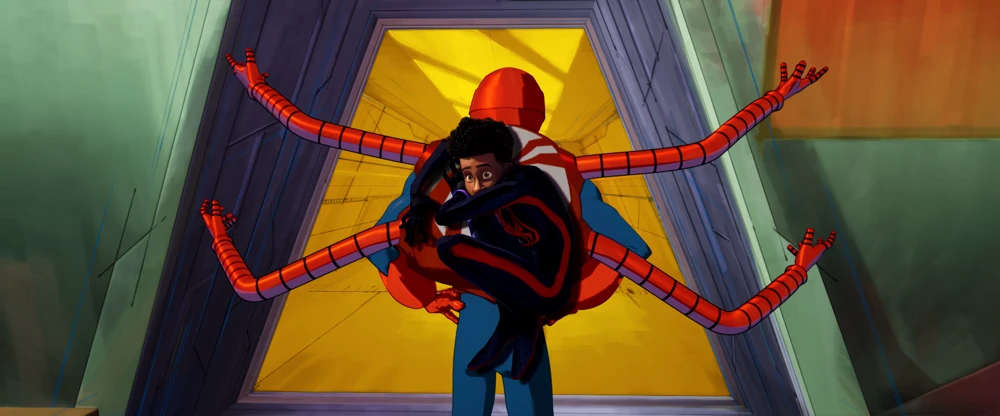 Still frame 330 from Spider-Man: Across the Spider-Verse (2023) directed by Joaquim Dos Santos, Kemp Powers, Justin K. Thompson