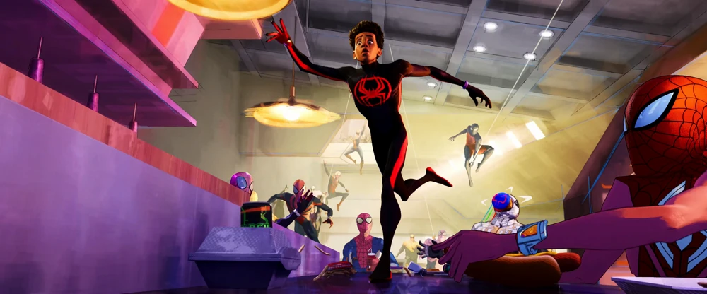 Still frame 332 from Spider-Man: Across the Spider-Verse (2023) directed by Joaquim Dos Santos, Kemp Powers, Justin K. Thompson