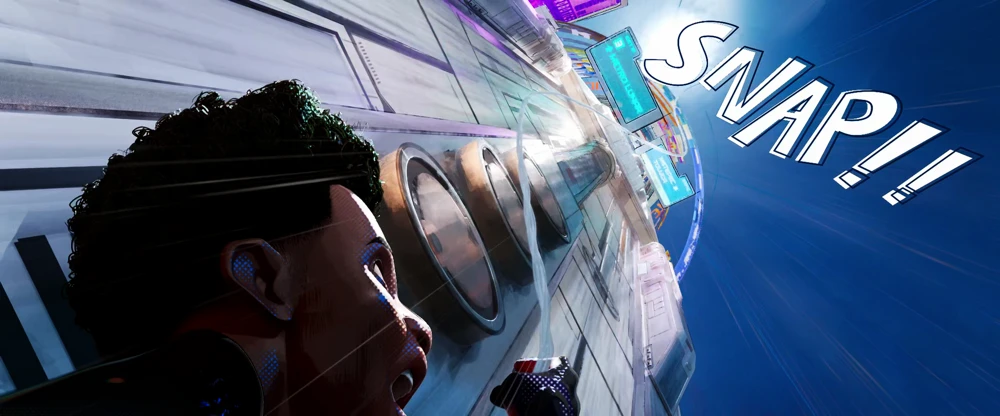 Still frame 353 from Spider-Man: Across the Spider-Verse (2023) directed by Joaquim Dos Santos, Kemp Powers, Justin K. Thompson
