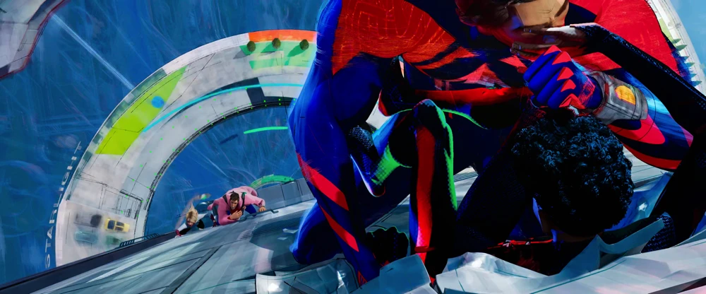Still frame 361 from Spider-Man: Across the Spider-Verse (2023) directed by Joaquim Dos Santos, Kemp Powers, Justin K. Thompson