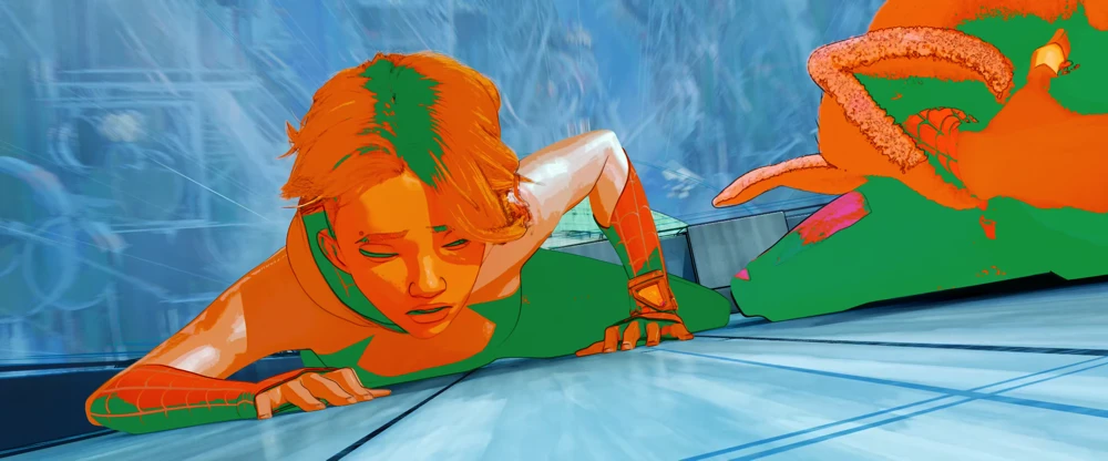 Still frame 362 from Spider-Man: Across the Spider-Verse (2023) directed by Joaquim Dos Santos, Kemp Powers, Justin K. Thompson