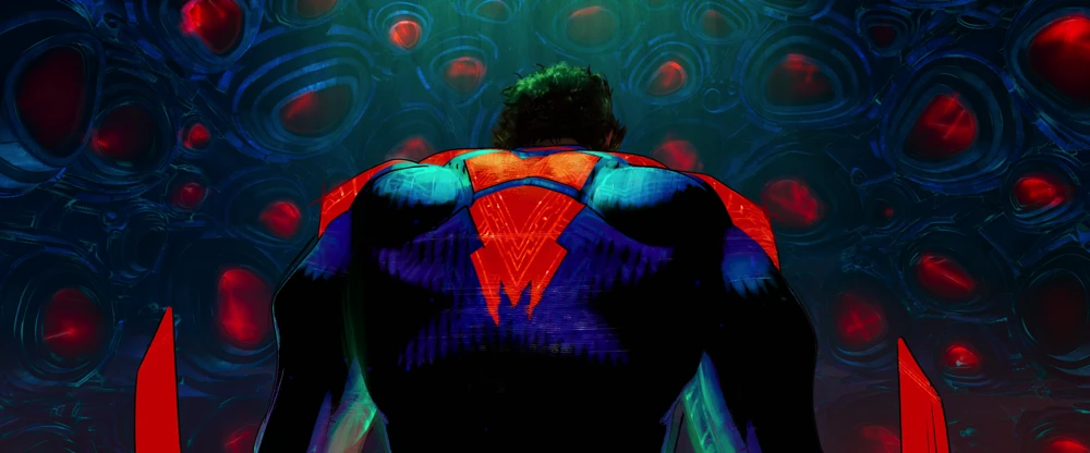 Still frame 379 from Spider-Man: Across the Spider-Verse (2023) directed by Joaquim Dos Santos, Kemp Powers, Justin K. Thompson