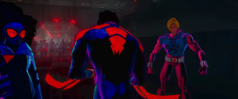 Still frame 385 from Spider-Man: Across the Spider-Verse (2023) directed by Joaquim Dos Santos, Kemp Powers, Justin K. Thompson