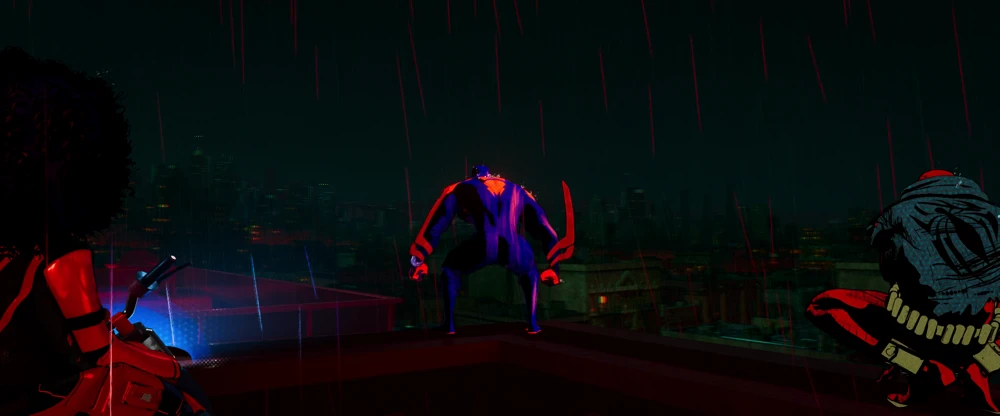 Still frame 388 from Spider-Man: Across the Spider-Verse (2023) directed by Joaquim Dos Santos, Kemp Powers, Justin K. Thompson