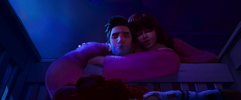 Still frame 392 from Spider-Man: Across the Spider-Verse (2023) directed by Joaquim Dos Santos, Kemp Powers, Justin K. Thompson