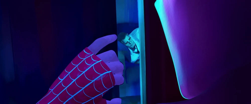 Still frame 394 from Spider-Man: Across the Spider-Verse (2023) directed by Joaquim Dos Santos, Kemp Powers, Justin K. Thompson