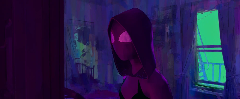 Still frame 395 from Spider-Man: Across the Spider-Verse (2023) directed by Joaquim Dos Santos, Kemp Powers, Justin K. Thompson