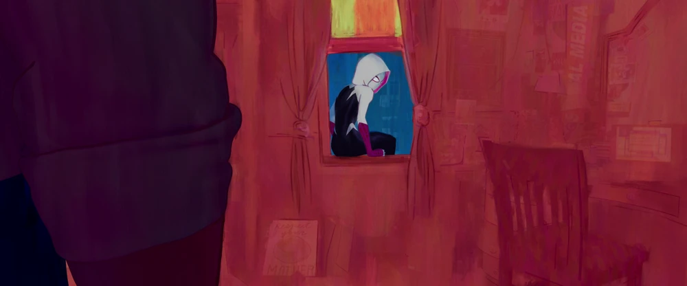Still frame 396 from Spider-Man: Across the Spider-Verse (2023) directed by Joaquim Dos Santos, Kemp Powers, Justin K. Thompson