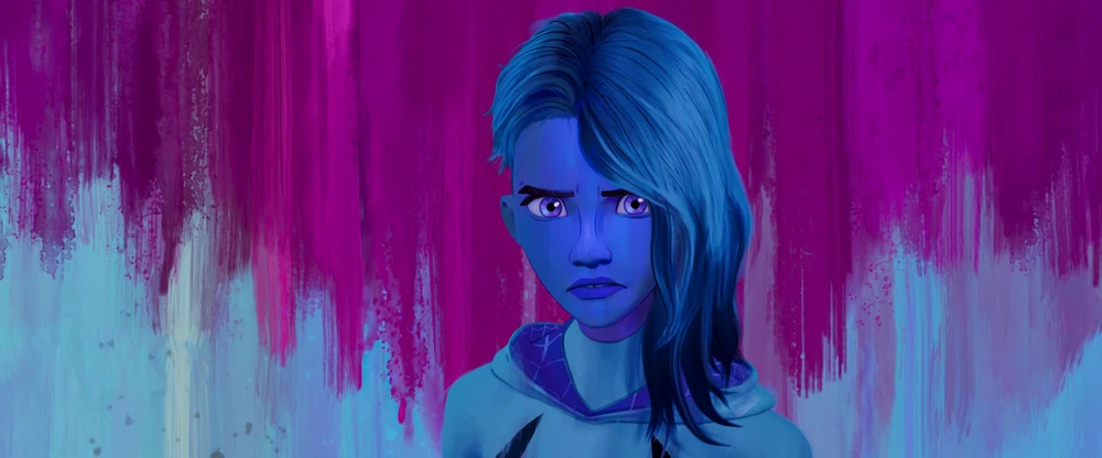 Still frame 403 from Spider-Man: Across the Spider-Verse (2023) directed by Joaquim Dos Santos, Kemp Powers, Justin K. Thompson