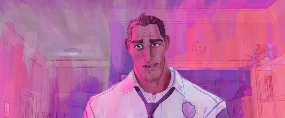 Still frame 406 from Spider-Man: Across the Spider-Verse (2023) directed by Joaquim Dos Santos, Kemp Powers, Justin K. Thompson