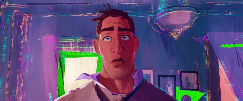 Still frame 408 from Spider-Man: Across the Spider-Verse (2023) directed by Joaquim Dos Santos, Kemp Powers, Justin K. Thompson