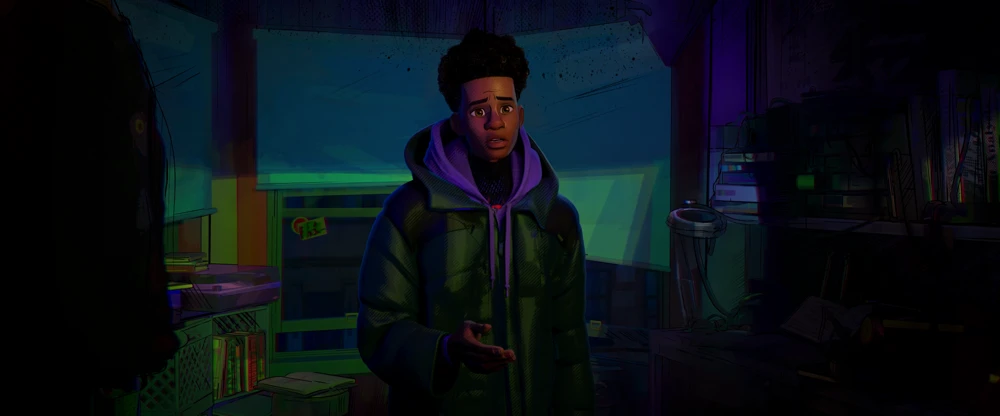 Still frame 421 from Spider-Man: Across the Spider-Verse (2023) directed by Joaquim Dos Santos, Kemp Powers, Justin K. Thompson