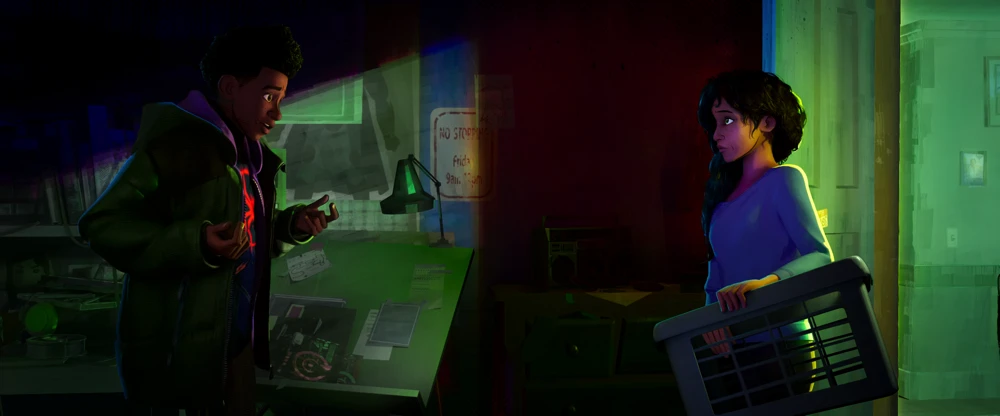 Still frame 424 from Spider-Man: Across the Spider-Verse (2023) directed by Joaquim Dos Santos, Kemp Powers, Justin K. Thompson