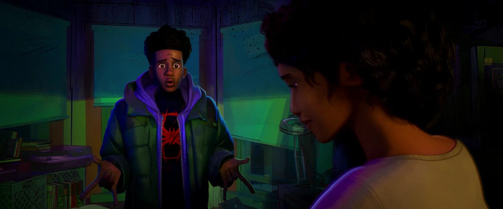 Still frame 425 from Spider-Man: Across the Spider-Verse (2023) directed by Joaquim Dos Santos, Kemp Powers, Justin K. Thompson