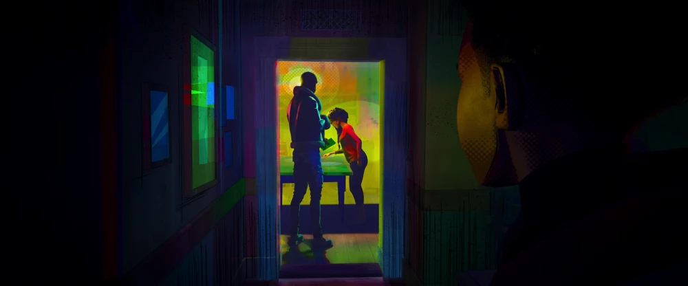 Still frame 433 from Spider-Man: Across the Spider-Verse (2023) directed by Joaquim Dos Santos, Kemp Powers, Justin K. Thompson