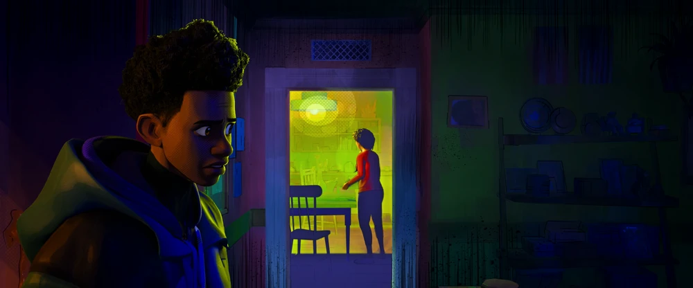 Still frame 435 from Spider-Man: Across the Spider-Verse (2023) directed by Joaquim Dos Santos, Kemp Powers, Justin K. Thompson