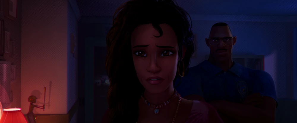Still frame 447 from Spider-Man: Across the Spider-Verse (2023) directed by Joaquim Dos Santos, Kemp Powers, Justin K. Thompson