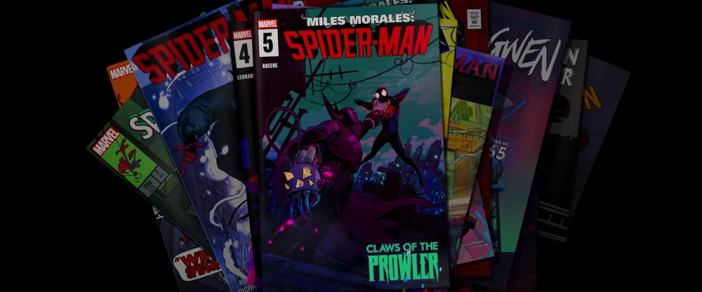 Still frame 449 from Spider-Man: Across the Spider-Verse (2023) directed by Joaquim Dos Santos, Kemp Powers, Justin K. Thompson