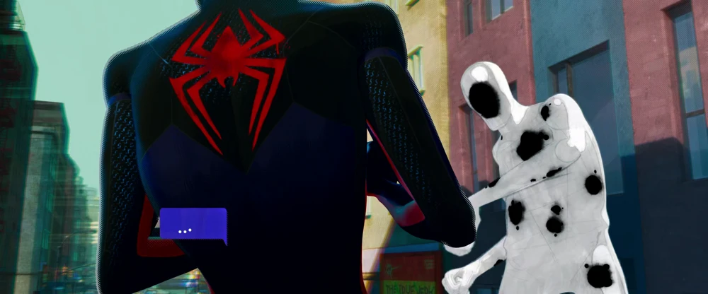 Still frame 84 from Spider-Man: Across the Spider-Verse (2023) directed by Joaquim Dos Santos, Kemp Powers, Justin K. Thompson