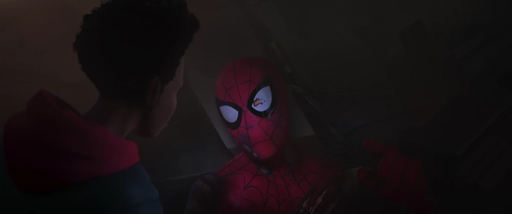 Still frame 91 from Spider-Man: Into the Spider-Verse (2018) directed by Bob Persichetti, Peter Ramsey, Rodney Rothman