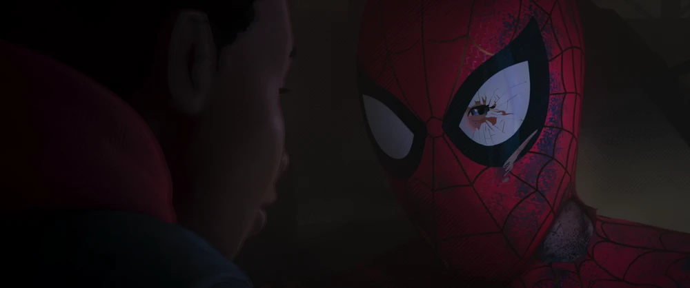 Still frame 92 from Spider-Man: Into the Spider-Verse (2018) directed by Bob Persichetti, Peter Ramsey, Rodney Rothman
