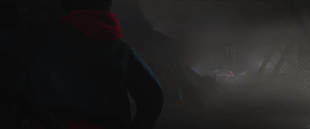 Still frame 93 from Spider-Man: Into the Spider-Verse (2018) directed by Bob Persichetti, Peter Ramsey, Rodney Rothman