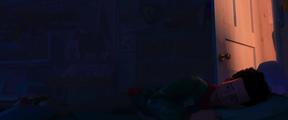 Still frame 108 from Spider-Man: Into the Spider-Verse (2018) directed by Bob Persichetti, Peter Ramsey, Rodney Rothman