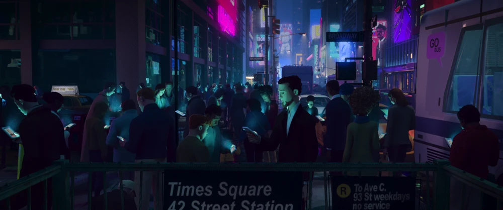 Still frame 111 from Spider-Man: Into the Spider-Verse (2018) directed by Bob Persichetti, Peter Ramsey, Rodney Rothman