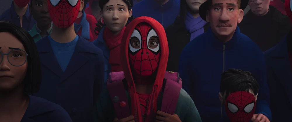 Still frame 115 from Spider-Man: Into the Spider-Verse (2018) directed by Bob Persichetti, Peter Ramsey, Rodney Rothman