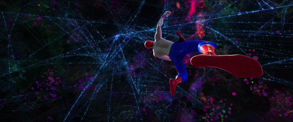 Still frame 133 from Spider-Man: Into the Spider-Verse (2018) directed by Bob Persichetti, Peter Ramsey, Rodney Rothman