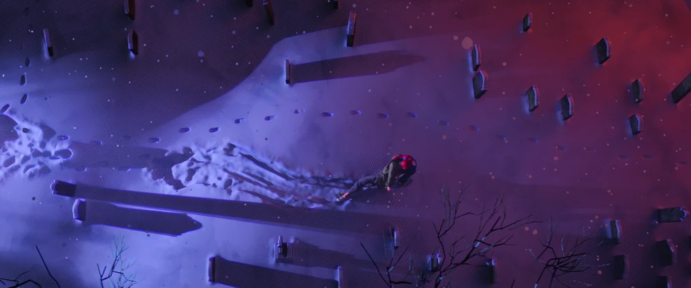 Still frame 137 from Spider-Man: Into the Spider-Verse (2018) directed by Bob Persichetti, Peter Ramsey, Rodney Rothman