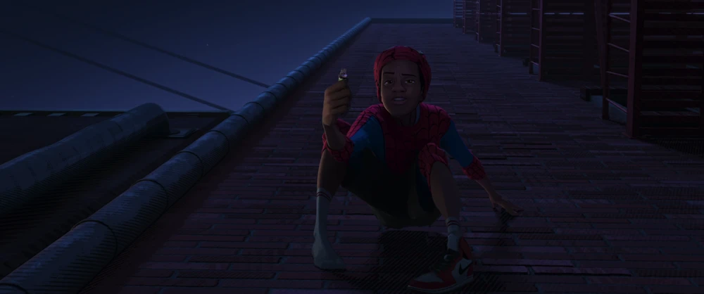 Still frame 152 from Spider-Man: Into the Spider-Verse (2018) directed by Bob Persichetti, Peter Ramsey, Rodney Rothman
