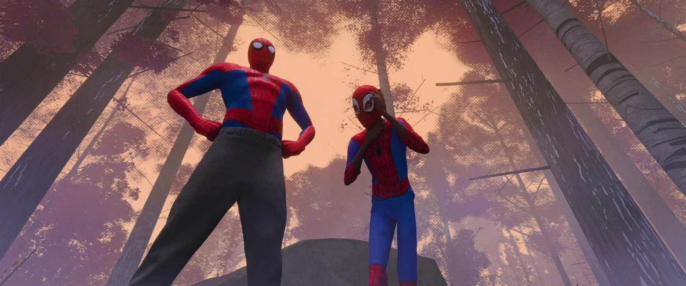 Still frame 162 from Spider-Man: Into the Spider-Verse (2018) directed by Bob Persichetti, Peter Ramsey, Rodney Rothman