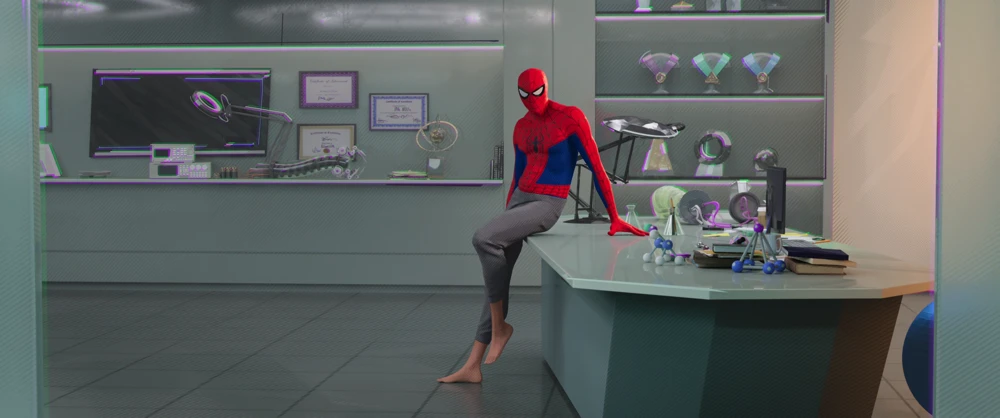 Still frame 177 from Spider-Man: Into the Spider-Verse (2018) directed by Bob Persichetti, Peter Ramsey, Rodney Rothman