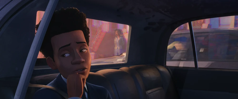 Still frame 13 from Spider-Man: Into the Spider-Verse (2018) directed by Bob Persichetti, Peter Ramsey, Rodney Rothman
