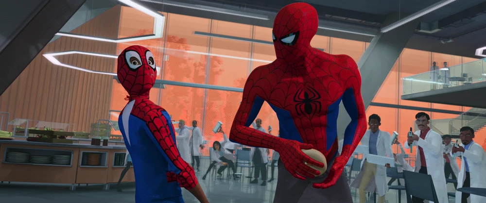 Still frame 187 from Spider-Man: Into the Spider-Verse (2018) directed by Bob Persichetti, Peter Ramsey, Rodney Rothman