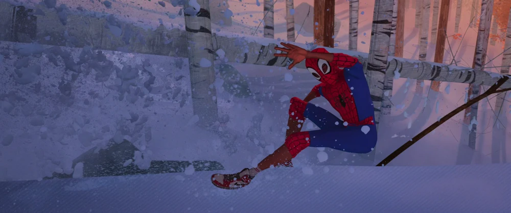 Still frame 190 from Spider-Man: Into the Spider-Verse (2018) directed by Bob Persichetti, Peter Ramsey, Rodney Rothman