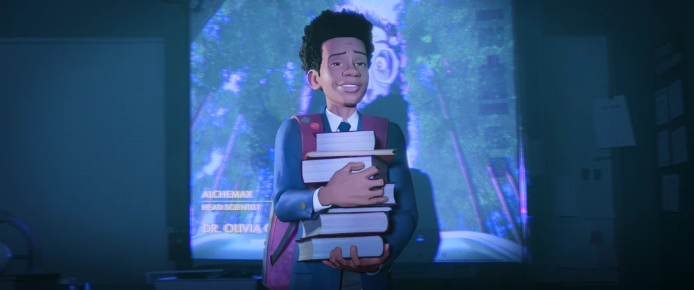 Still frame 202 from Spider-Man: Into the Spider-Verse (2018) directed by Bob Persichetti, Peter Ramsey, Rodney Rothman