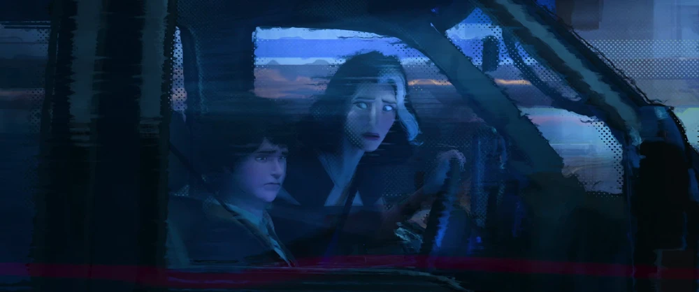 Still frame 205 from Spider-Man: Into the Spider-Verse (2018) directed by Bob Persichetti, Peter Ramsey, Rodney Rothman