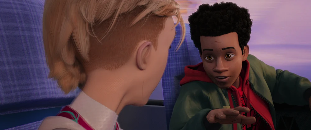 Still frame 209 from Spider-Man: Into the Spider-Verse (2018) directed by Bob Persichetti, Peter Ramsey, Rodney Rothman