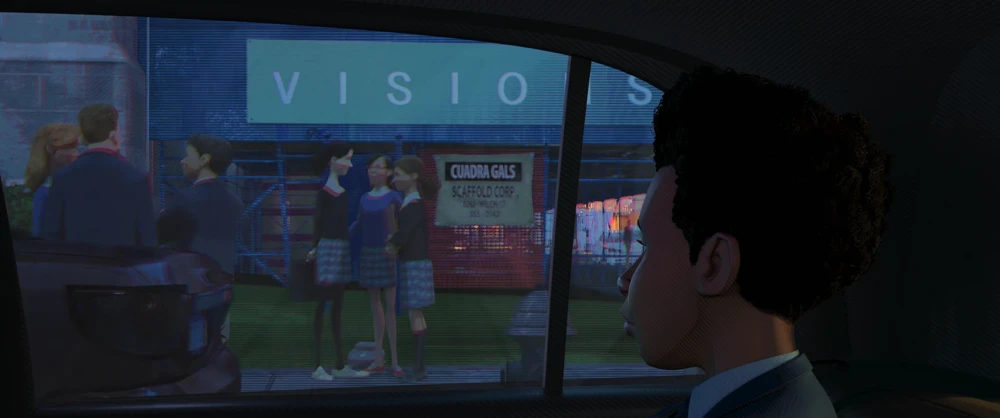 Still frame 16 from Spider-Man: Into the Spider-Verse (2018) directed by Bob Persichetti, Peter Ramsey, Rodney Rothman