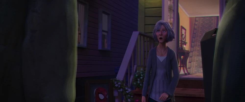 Still frame 213 from Spider-Man: Into the Spider-Verse (2018) directed by Bob Persichetti, Peter Ramsey, Rodney Rothman