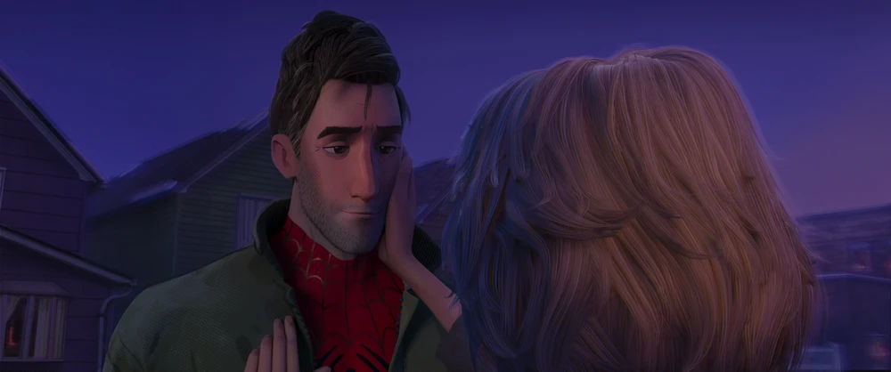 Still frame 214 from Spider-Man: Into the Spider-Verse (2018) directed by Bob Persichetti, Peter Ramsey, Rodney Rothman