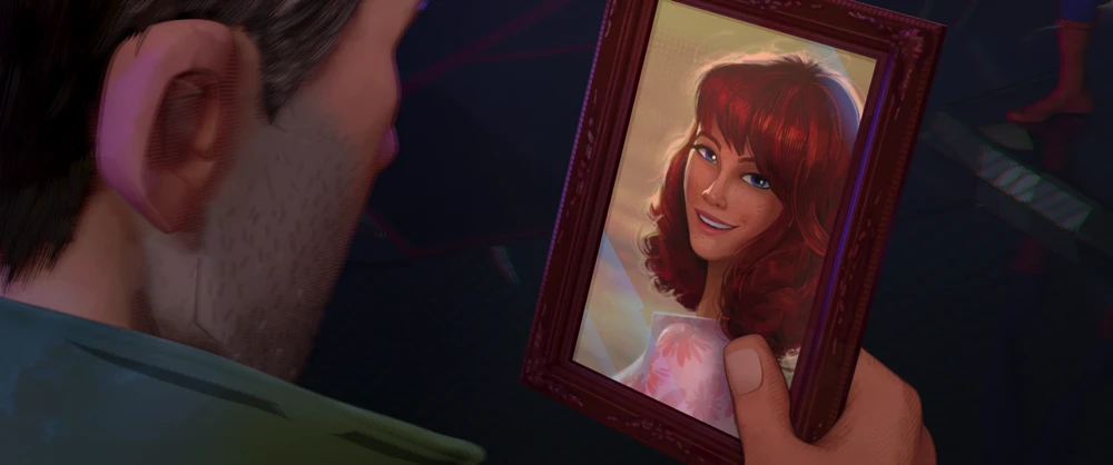 Still frame 219 from Spider-Man: Into the Spider-Verse (2018) directed by Bob Persichetti, Peter Ramsey, Rodney Rothman