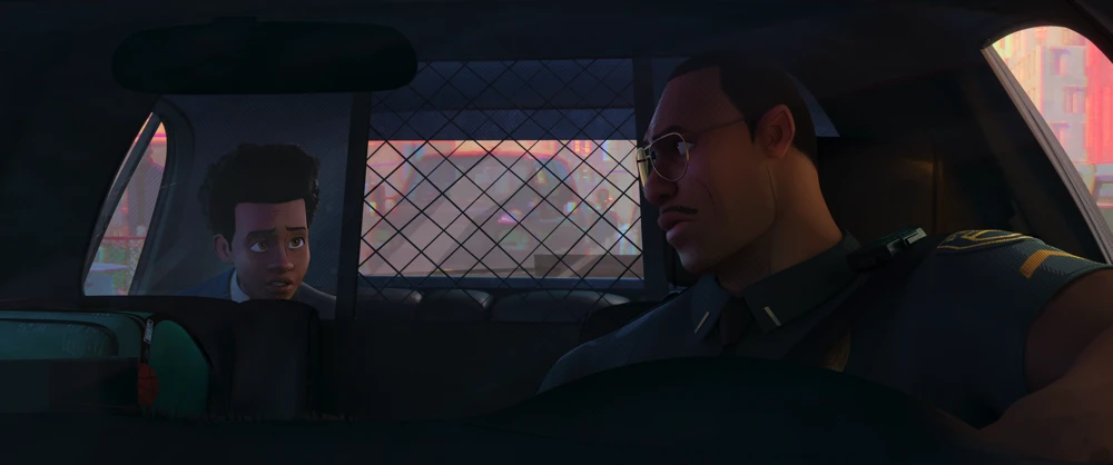 Still frame 17 from Spider-Man: Into the Spider-Verse (2018) directed by Bob Persichetti, Peter Ramsey, Rodney Rothman