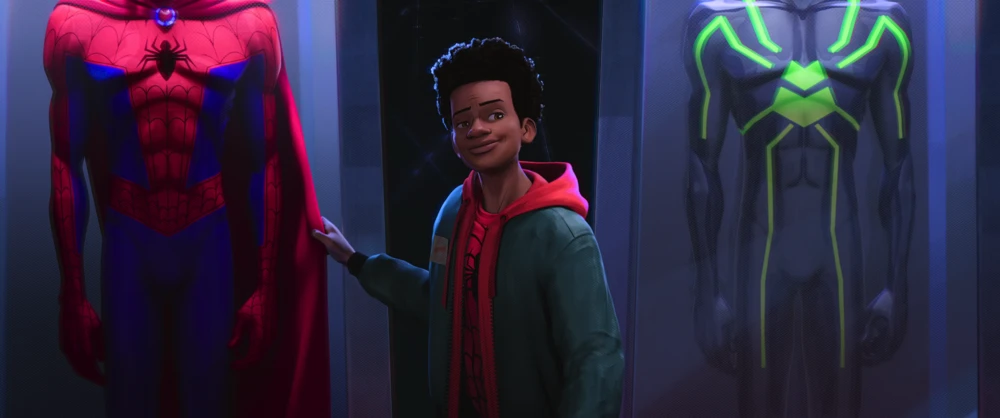 Still frame 220 from Spider-Man: Into the Spider-Verse (2018) directed by Bob Persichetti, Peter Ramsey, Rodney Rothman